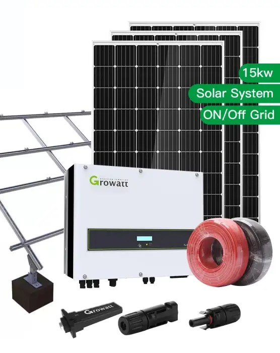 Home Green Energy Solar System: 10KW, 30KW, 50KW, 90KW On-Grid Solar Power Solutions