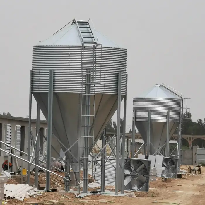 3-50 Ton High Quality Animal Feed Silo Poultry Feed Bins for sale