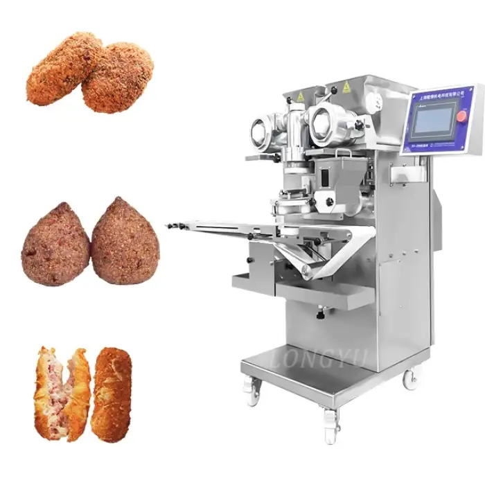 LongYu Encrusting Machine For Perfectly Shaped Food Products