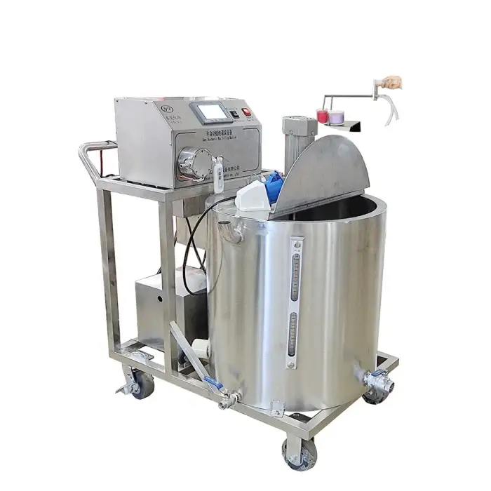 DIY Soy Paraffin Gel Candle Making Machine Jacket Wax Heater Melting Liquid Dispenser Machine Wax Melting and Pumping Machinery