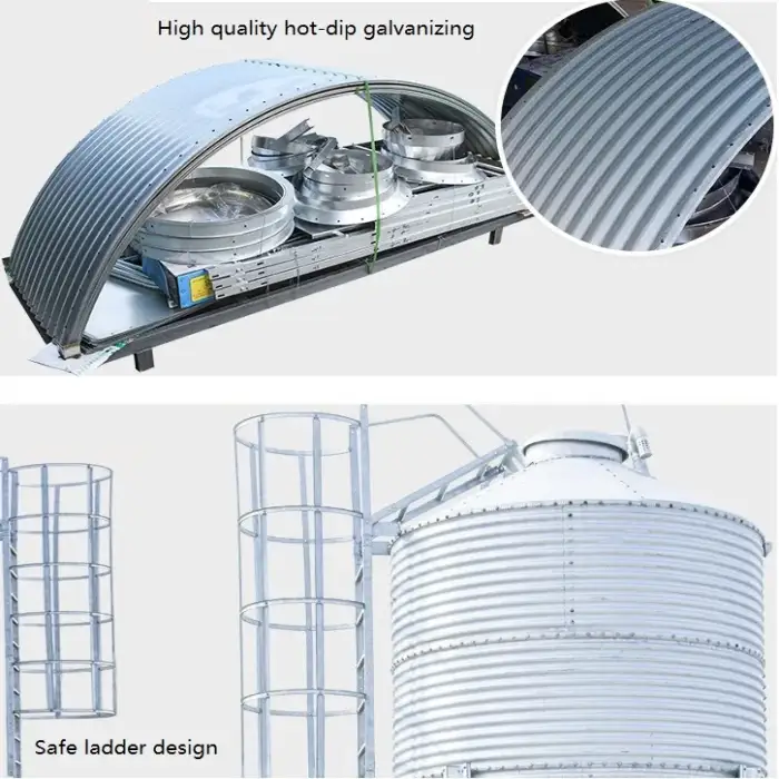 Cow Cattle Feed Storage Silos