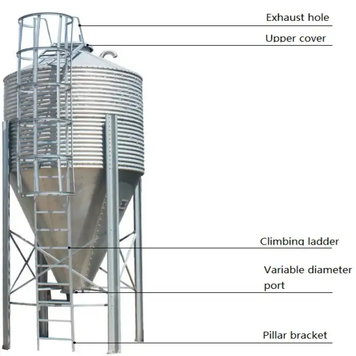 Cow Cattle Feed Storage Silos