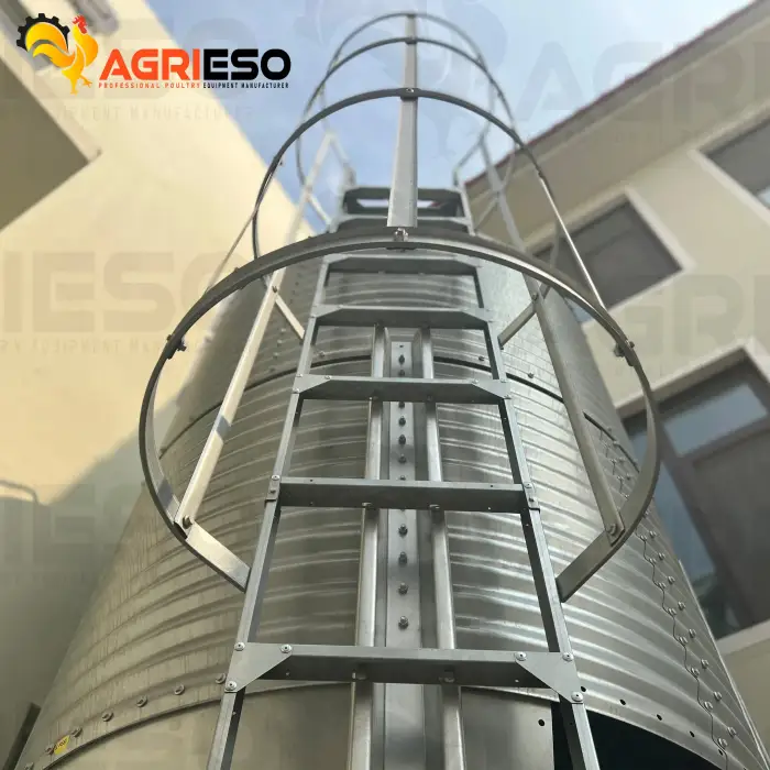 Poultry Feed Silo Storage Bins Hot Sale Hot Galvanized Steel Silo for Chicken Feed from AGRIESO