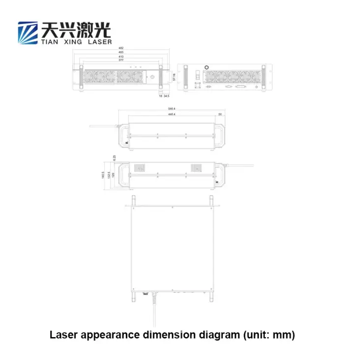 MFP-100W-300W acousto-optic Q-switched pulse fiber laser