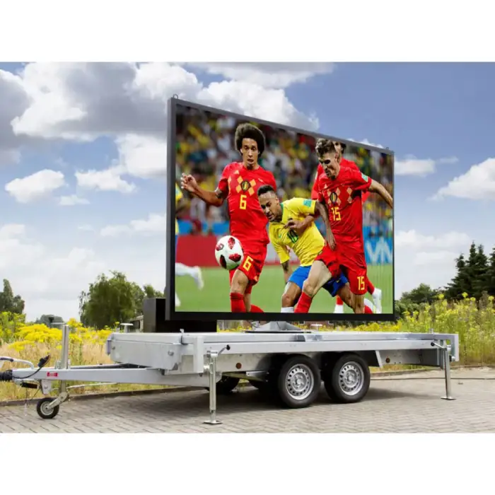 Mobile LED Billboard Advertising Display Screen Trailer