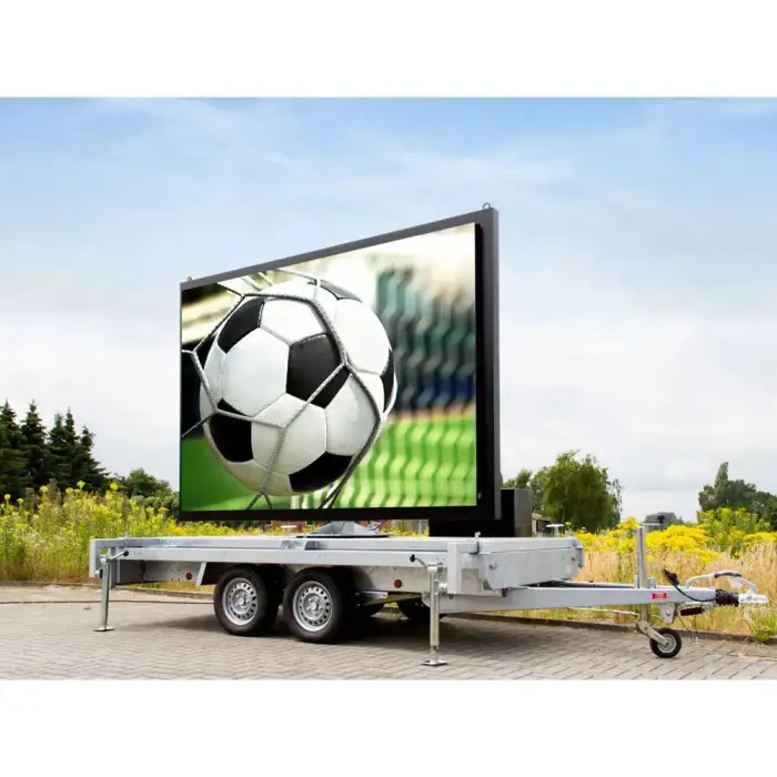 Mobile LED Billboard Advertising Display Screen Trailer