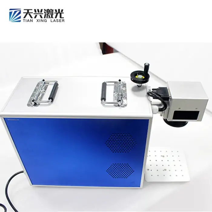 Handheld laser marking machine small portable stall code with metal stainless steel