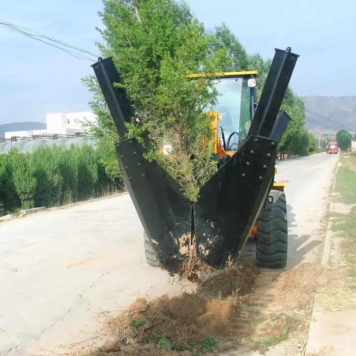 ZOOMLION HCN Brand Tree spade tree transplanter tree transplanting equipment transplanter for skid steer rental