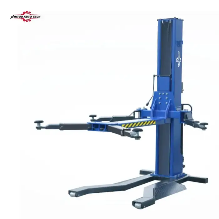 automatic 2.5ton hydraulic single post car lift for wash