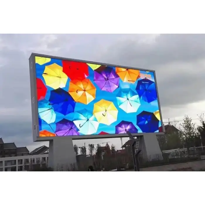 Outdoor Led Advertising Displays With Digital Board Panel  Standalone Screens To Road Standing Commercial Sign Billboard