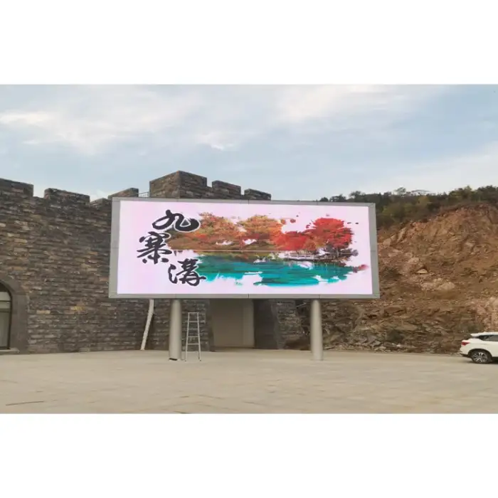 Outdoor Led Advertising Displays With Digital Board Panel  Standalone Screens To Road Standing Commercial Sign Billboard