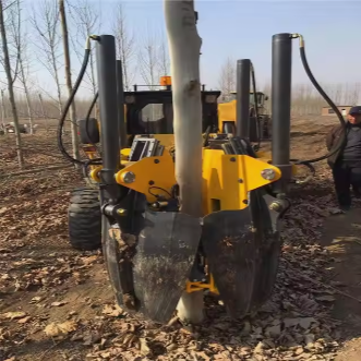 Tree Transplanter Tree Spade Mounted On Excavator And Skid Steer Loader