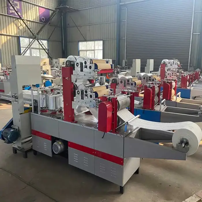 Compact Full Automatic Napkin Tissue Paper Making Machine – Production Line