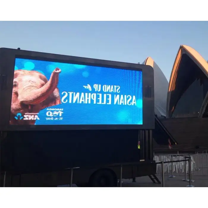 P10 Outdoor Mobile Advertising Vehicle Sports Panel Mobile Billboard Mounted Truck LED Screen Display