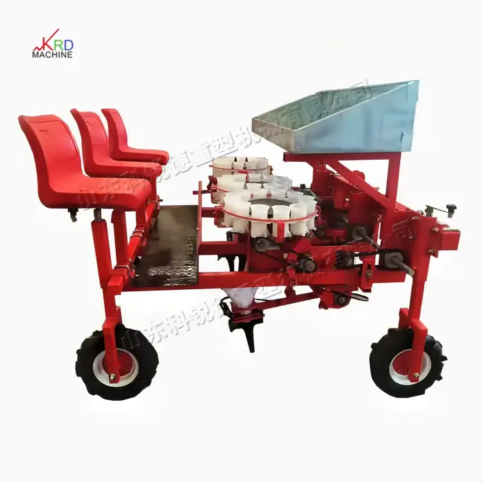 Multifunctional Vegetable Seedling Transplanter Tree Seedling Insertion Cultivator Four-Wheeled Tractor Home Use Tomato Western