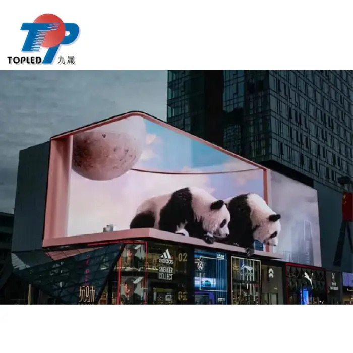 TOPLED energy efficient mobile indoor hd electronic  tv large display outdoor advertising 3d digital billboard for sale