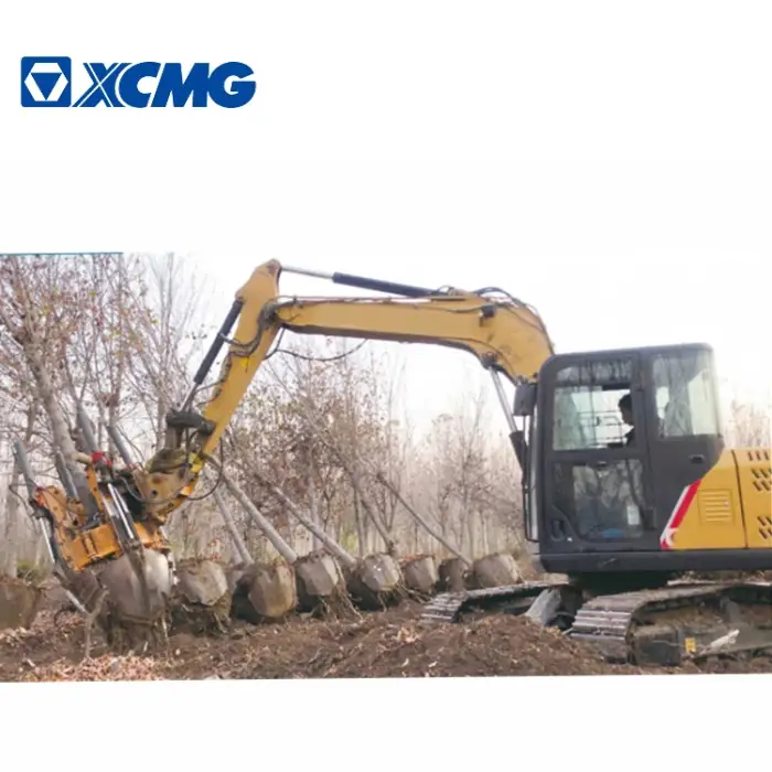 Digital XCMG Official High Quality Agriculture Tree Spade Transplanter Used In Excavator Skid Steer