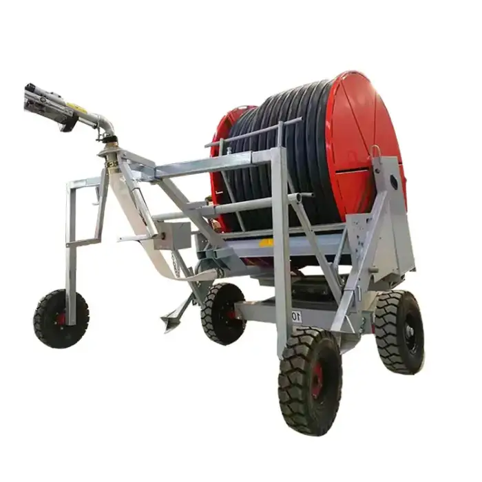 Agricultural Reel Sprinkler With Extended Hose Can Be Customized Fully Automatic Watering Machine