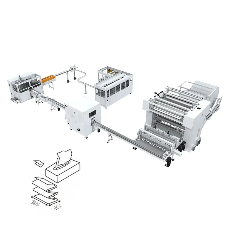 Full Automatic Facial Tissue Making Machine – Paper Tissue Folding Machinery