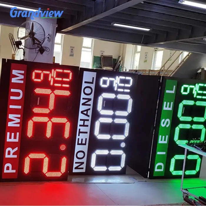 75 inch Petrol station price boards digital price screen display advertisement billboard