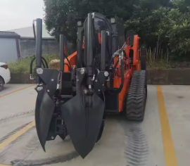 Tree Mover Machine Tree Mover Transplanter Hydraulic Skid Steer Loader Attachments