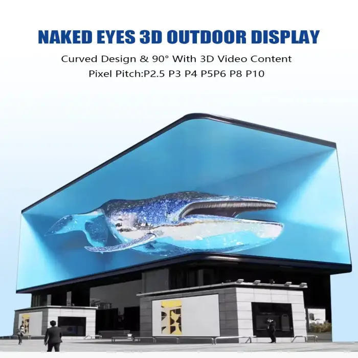 Outdoor Big LED Video Wall Advertising Mall LED Screen Energy P2P2.5P3P4P5 Outside Building Commercial Digital Billboard Display