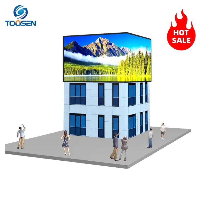 Outdoor Big LED Video Wall Advertising Mall LED Screen Energy P2P2.5P3P4P5 Outside Building Commercial Digital Billboard Display