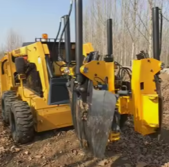 High efficiency skid steer loader with tree spade for transplanting trees low price garden machine