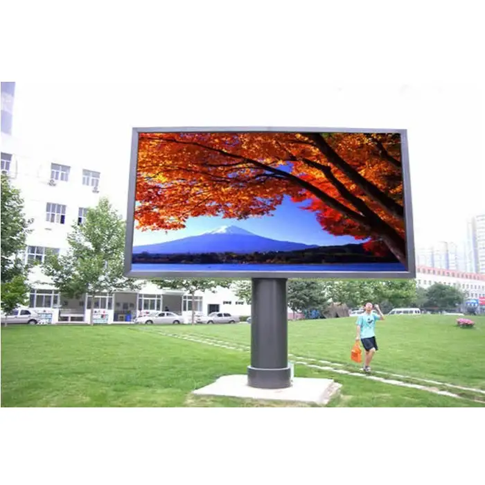 Outdoor waterproof Advertising video Players screen 4x2m P8 poster TV wall led display screen led outdoor advertising