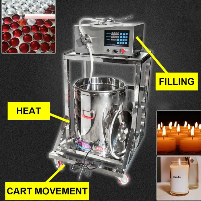 Industrial Automatic Wax Candle Making Machine - Wax Melting Tank