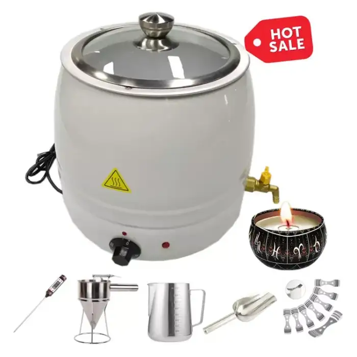 Dontalen Stainless Steel Wax Melter Kit - Electric Candle Melting Pot for Candle Making