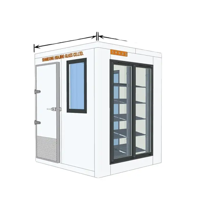 Glass Door Cold Storage Freezer for Warehousing Refrigeration