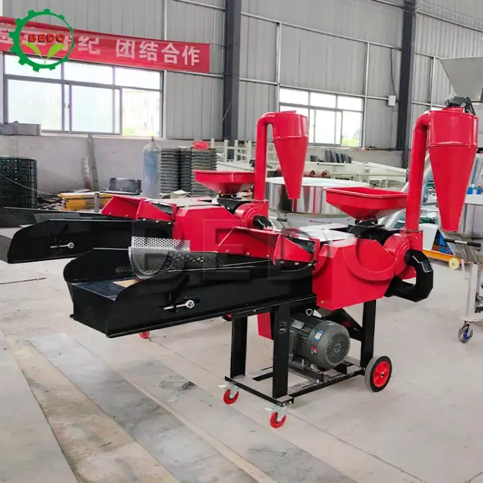 Chaff Grass Cutter Feed Food Chaff Cutter Grass Rice Corn Chopper Crusher Machine