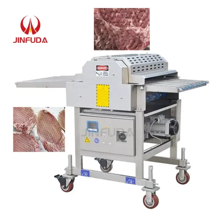 Beef pork and poultry meat tender machine