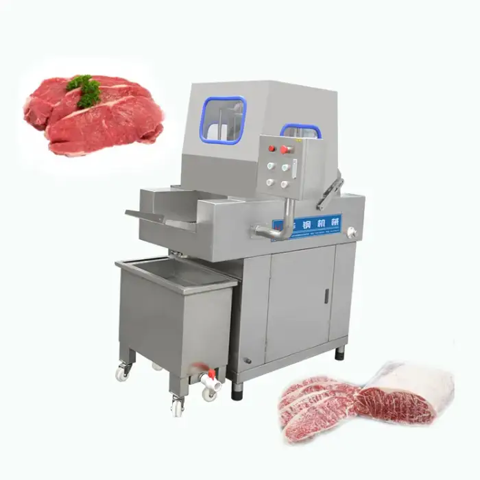 ZSJ-48 Commercial Automatic Beef Steak Port Tenderizer Meat Machine and Marinade for meat processing