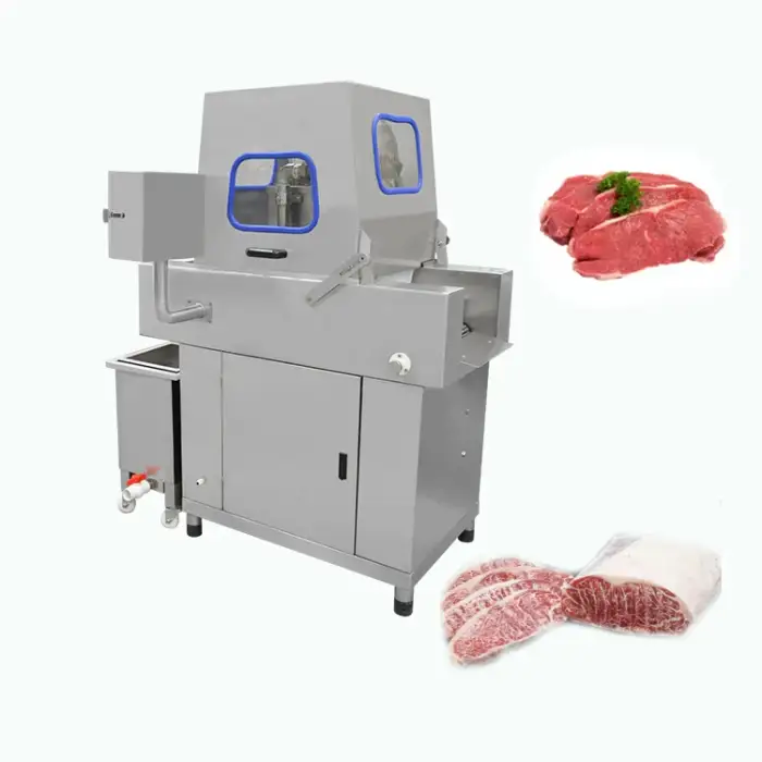 ZSJ-48 Commercial Automatic Beef Steak Port Tenderizer Meat Machine and Marinade for meat processing