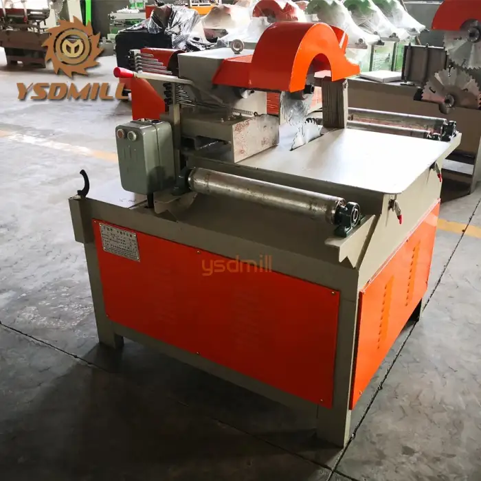 2axles Circular Blade Resaw Farmset Product Lucas Mill Manual Ruler 200mm 150mm 800kg for Timber Cutting 18.5kw(25hp)