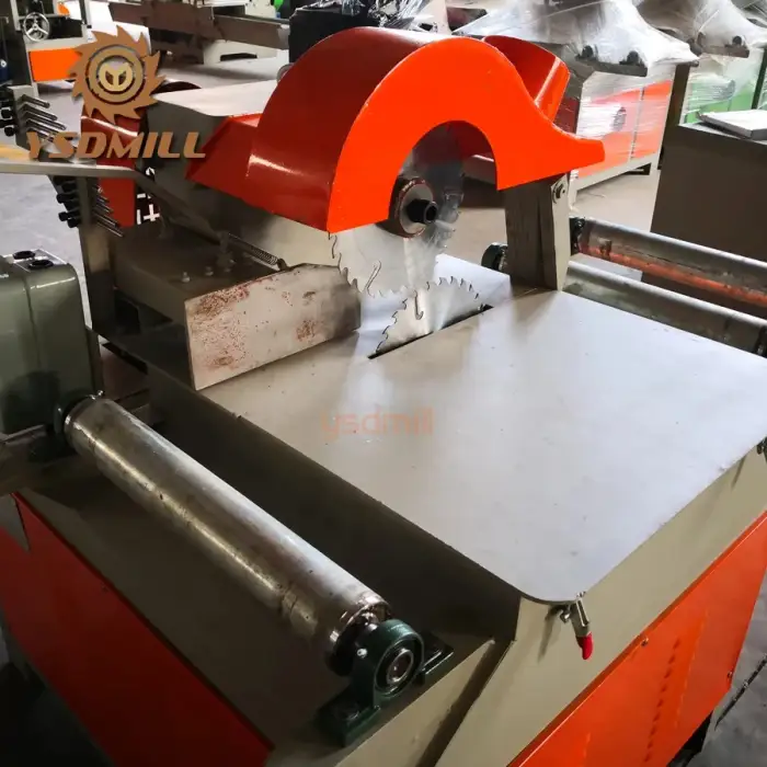 2axles Circular Blade Resaw Farmset Product Lucas Mill Manual Ruler 200mm 150mm 800kg for Timber Cutting 18.5kw(25hp)