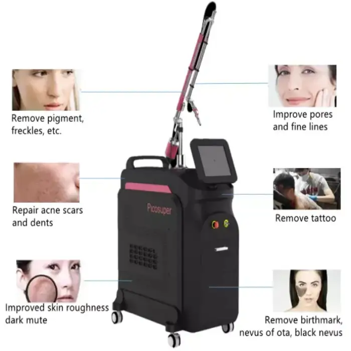 Best Quality Portable Picosecond Laser Tattoo Hair Removal Machine Tattoo Removal 755nm Picosecond