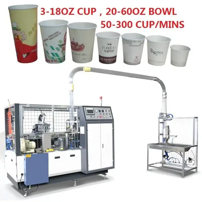 digital color paper cup making machine manual paper cup machine 200 cup per minute