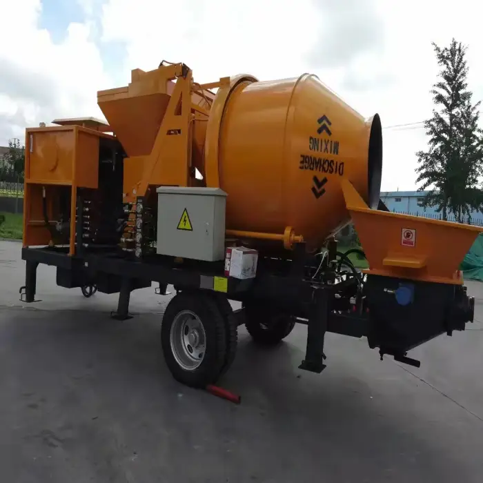 hot sale Concrete Mixer with Pump Diesel Small Concrete mixer