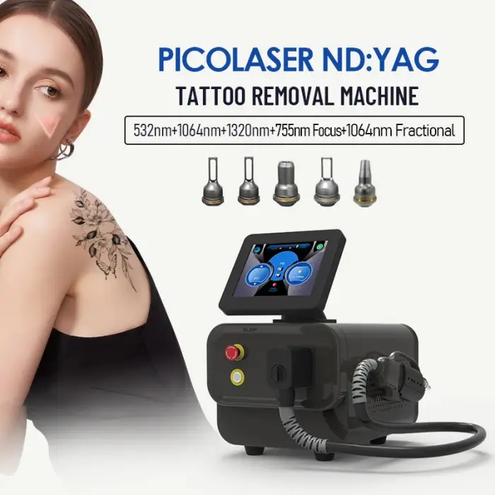 KES Picosecond Laser Tattoo Removal Machine Q-Switched Nd Yag Laser Remove Tattoo Machine Pigment Removal