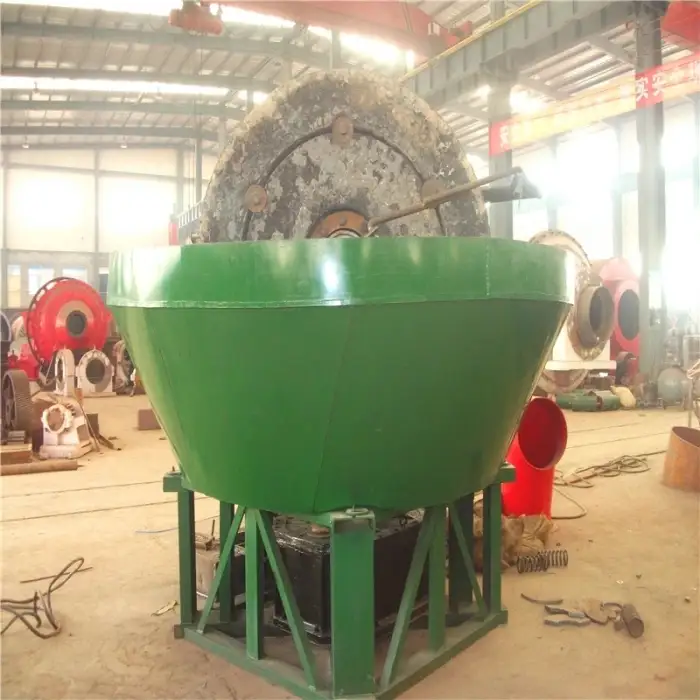 low price energy saving china hot sale new type 1200 5 ton per hour gold wet pan mill machine manufacturer