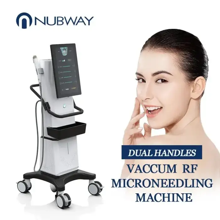 NUBWAY VACUUM THERAPY FRACTIONAL RF: FACE LIFTING AND WRINKLE REMOVAL MICRONEEDLING MACHINE