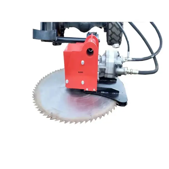 hydraulic circular saw head mower for tree cutting