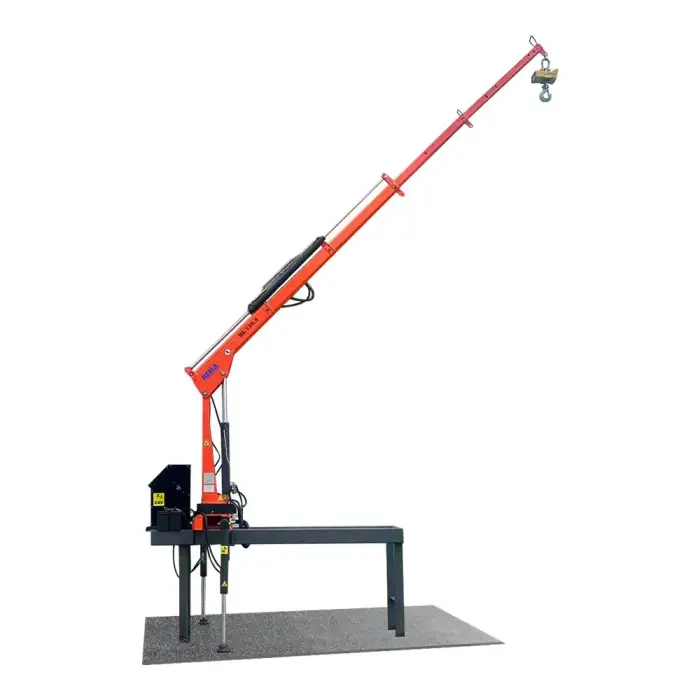 Hydraulic mini electric remote control pick up lifting crane for truck