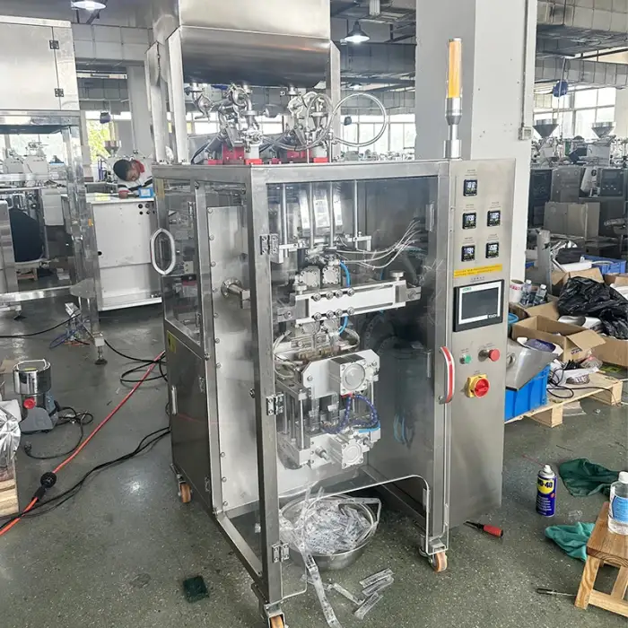 Full automatic back seal milk coffee stick pack powder packaging machine