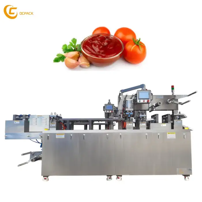 Thick liquid packaging machine small fully automatic liquid blister tomato paste packaging machine