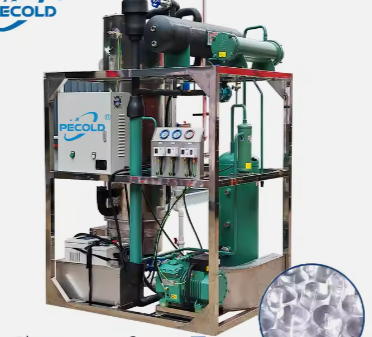 Industrial Ice Tube Maker Machine - Commercial Automatic 1 Ton to 20 Ton Capacity