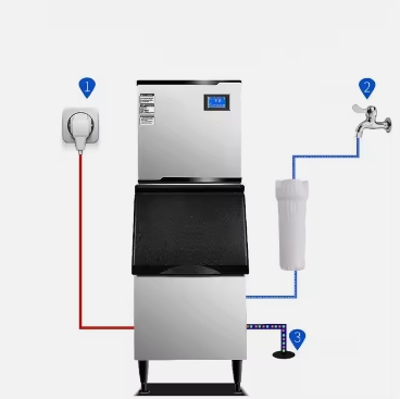 Automatic Crystal Cube Ice Maker Machine - Commercial 500kg to 1000kg Per Day